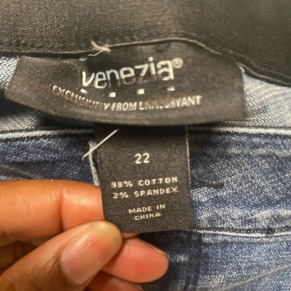 Lane Bryant wide leg plus size Venezia jeans  size 22 - Picture 3 of 9